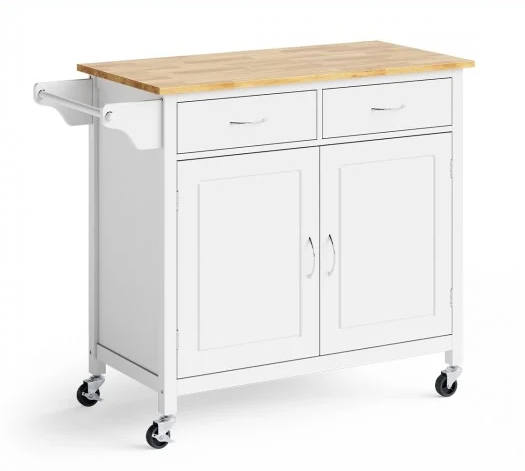 Modern 'Rolling' Kitchen Island